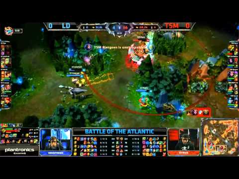 Dyrus and OddOne 2vs4 ManMode - LD vs TSM - Battle of the Atlantic
