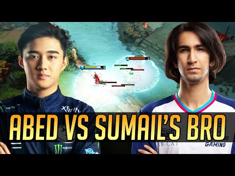 Abed vs YawaR (SumaiL's Brother) - Mid Lane Battle DOTA 2