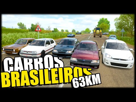 63KM RACE with BRAZILIAN CARS - Forza Horizon 4 Online