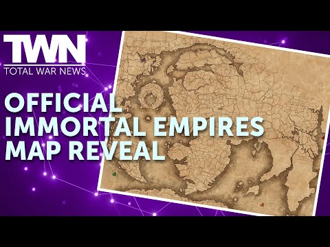 OFFICIAL Immortal Empires Map Reveal for TOTAL WAR: Warhammer 3
