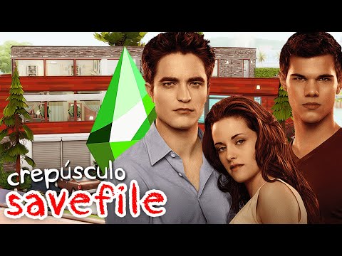 save file do CREPÚSCULO para o the sims 4 😱 tem edward, bella, jacob, etc...