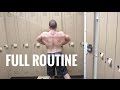 Full Back Day and Bicep Workout/W Posing