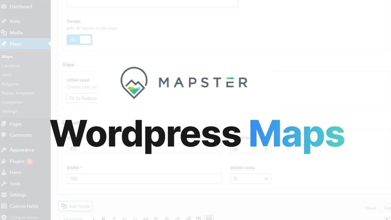 Mapster WP Maps Pro Promo