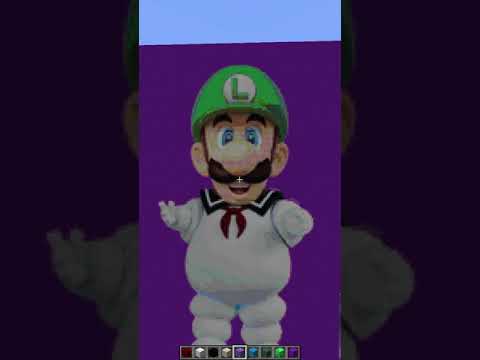 minecraft but it's Luigi's Ghost Busters 👻 #shorts