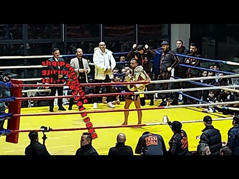 LUAN RUDAJ KAMPION I BOTES NE VERZIONIN MUAY THAI  MBROJTI TITULLIN KUNDER IRANIANIT MASOUD  REAIS.