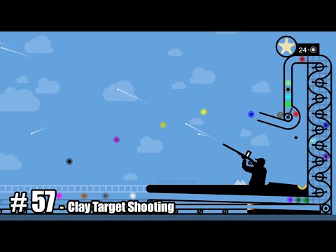 Clay Target Shooting  - Algodoo Marble Race