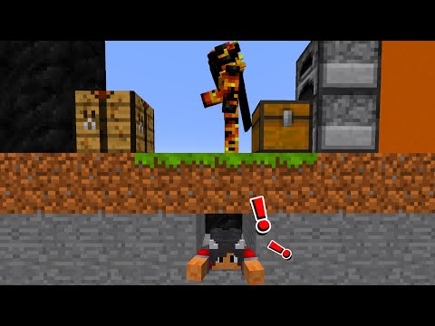 Bygger En Hemmelig Base Under MrSpyplants Hus I Minecraft!