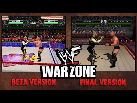 WWF War Zone - Beta vs. Final Comparison