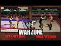 WWF War Zone Beta Vs Final Comparison
