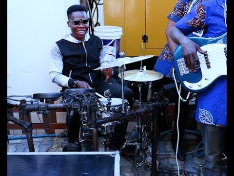 Too Talented! Who Knows Mega 99 Can Drum Jazz  As He Showoff His Talent At Dr. Osifo Foundation