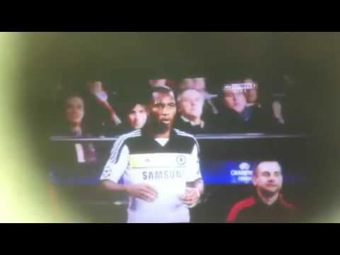 Drogba Reaction to Torres goal vs Barca