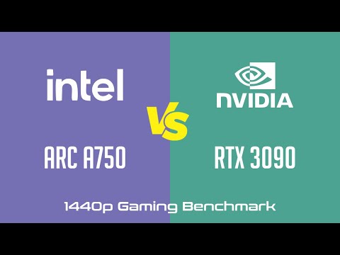 Intel Arc A750 vs nVidia GeForce RTX 3090 - Gaming Benchmark (1440p)