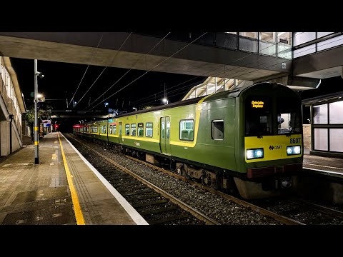 Irish Rail 8510 class Dart Train 8607 departs Dalkey Station 22/10/24