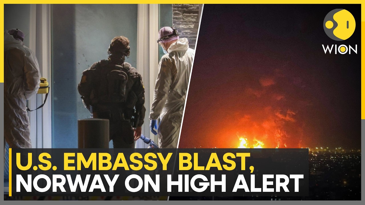 US Embassy Blast, Terror Links Suspected: Police Say Blast Struck Embassy Entrance | WION