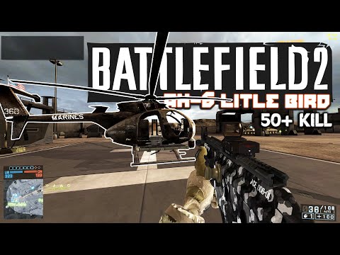 BATTLEFIELD 2 FROSTBITE 3 MOD AH-6 LITTLE BIRD GAMEPLAY