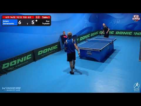 17:30 Artem Semenenko 3-2 Ihor Trydukh West 3 WIN CUP 13.11.2022 | TABLE TENNIS WINCUP