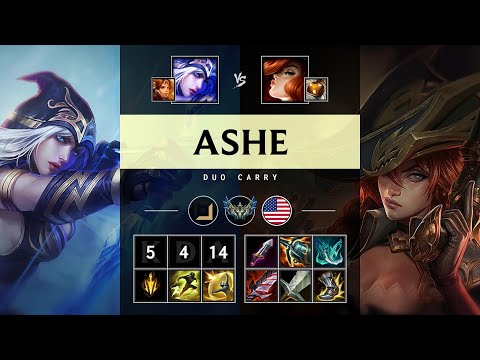 Ashe ADC vs Miss Fortune - NA Challenger Patch 25.15