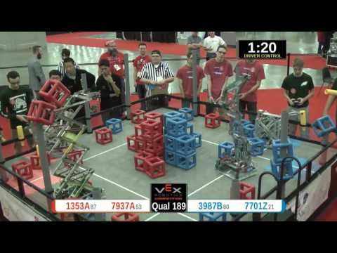 2015 VRC Sci Q189 - 1353A 7937A vs 3987B 7701Z - 51 to 45 - VEX Worlds 2015 - Science Division