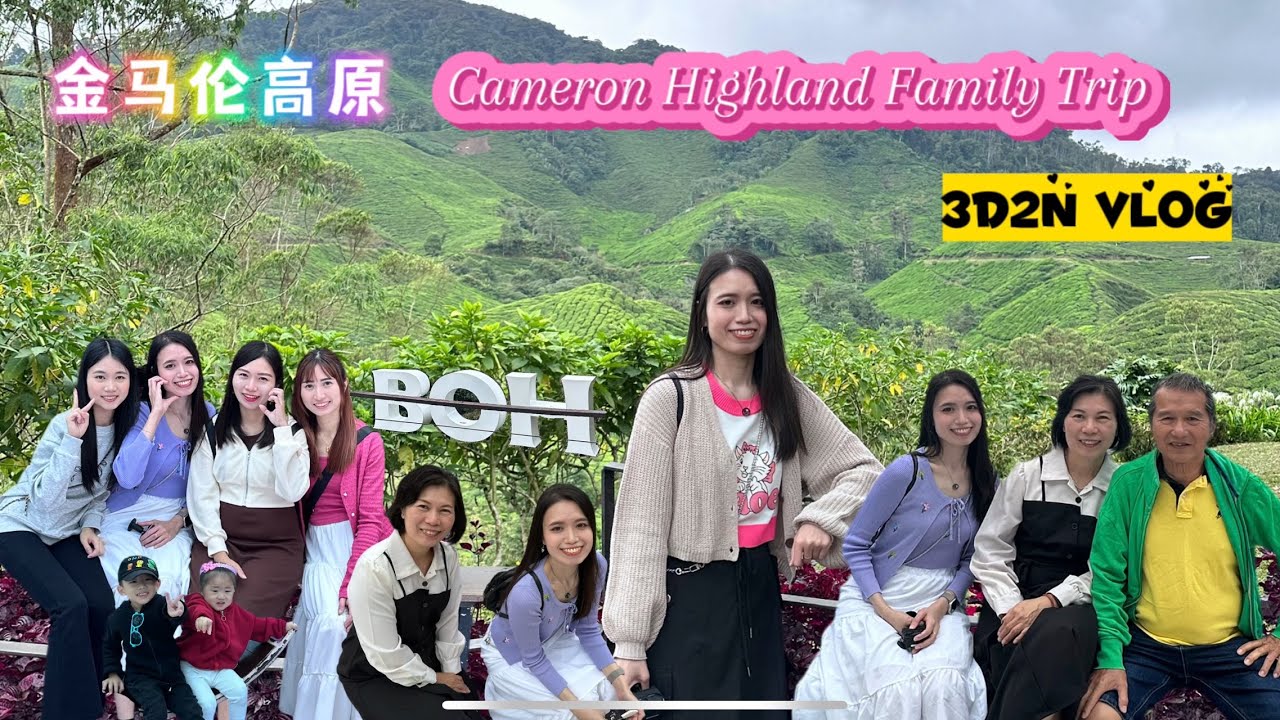 金马伦之家人篇🧑‍🧑‍🧒｜夜市要关档时去买草莓才便宜｜平价住宿 ｜Agro Market超级值得去｜发现采🍓的好地方｜免费蜜蜂园｜Rm50的火锅自助餐｜🐑sheep sanctuary｜BOH茶园🌿