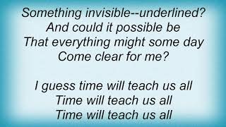 Julian Lennon - Time Will Teach Us All Lyrics