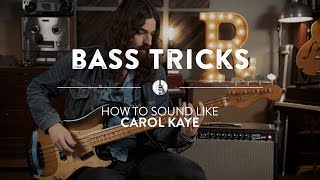 The Carol Kaye Bass Sound & Technique | Reverb Bass Tricks
