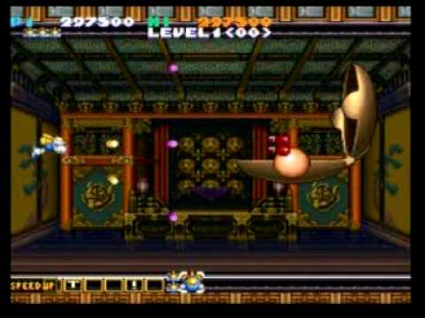 Jikkyou Oshaberi Parodius ~ Forever With Me - Stage 4 (Ganbare Goemon stage)
