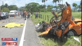 Un muerto en accidente de tránsito en Río San Juan, María trinidad Sánchez