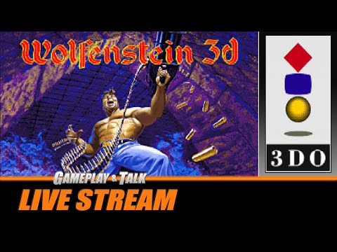 Wolfenstein 3D - 3DO Full Playthrough - Part 2 | Gameplay and Talk Live Stream #118