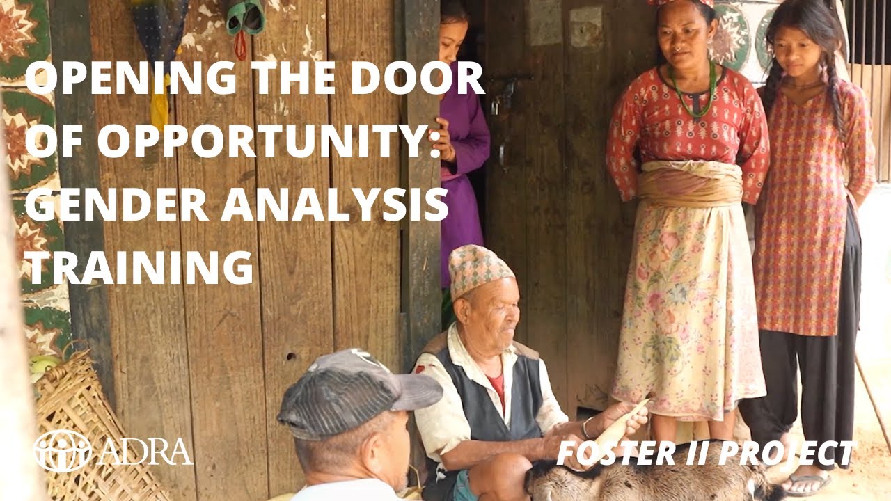 Opening the Door of Opportunity: Gender Analysis Training