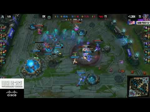 DK vs T1 last teamfight game 3 *SPOILER* Worlds 2021