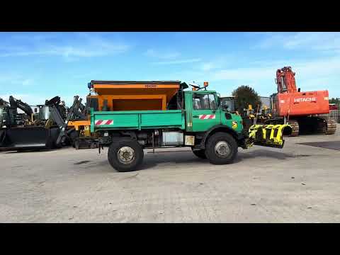 Demo 1982 Mercedes Benz Unimog U1700 @BigmachineryNl
