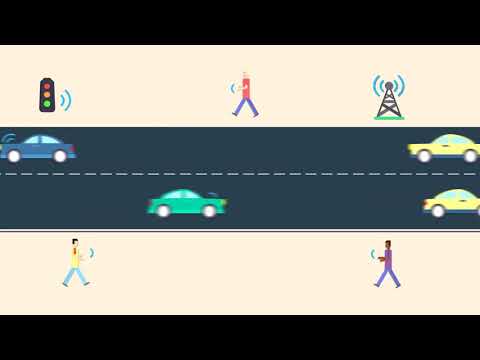 image-How does a vehicular ad hoc network work?