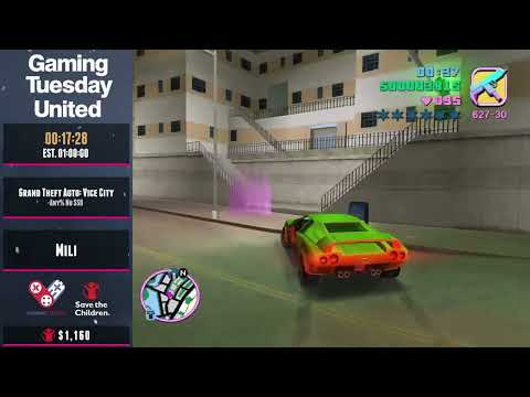GTU2022 - Grand Theft Auto: Vice City - Any% No SSU by Mili