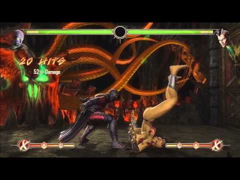 MK9 Ermac Combos (damage from 62%-107%) in 60fps
