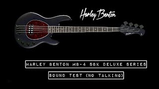 Video thumbnail for Harley Benton MB-4 SBK Deluxe Series (sound test - no talking) by Davide Panetta