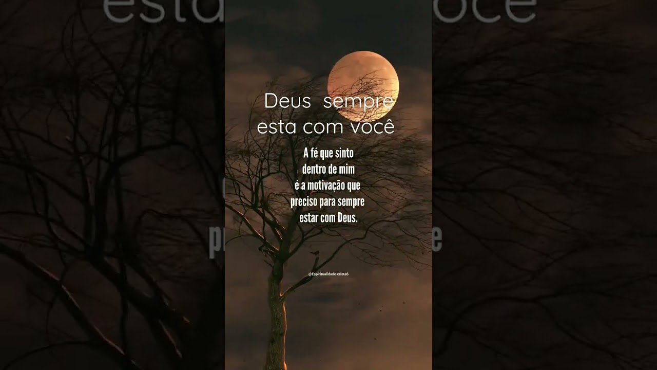 Deus sempre está com você #deus #fe #frases #jesus #fy #palavradedeus