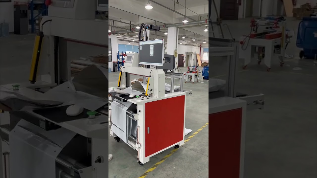 Automatic Horizontal Ecommerce Fulfillment Courier Poly Bags Bagging Packaging Machine