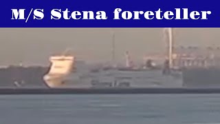 Stena line: M/S Stena foreteller arriving to Rotterdam