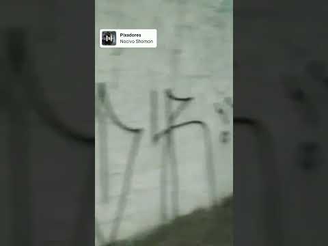 SETOR'S emn Pixando o muro de lata #pixação #pixo #graffiti #xarpi #setors #shorts