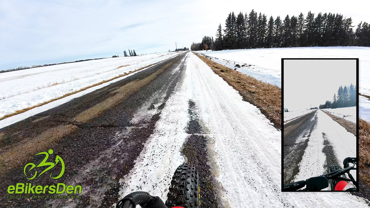 Chasing the Sun ☀️ in the First Ride of the Year in Above Freezing 🥶 Temps on Big Red (E-Bike) #asmr