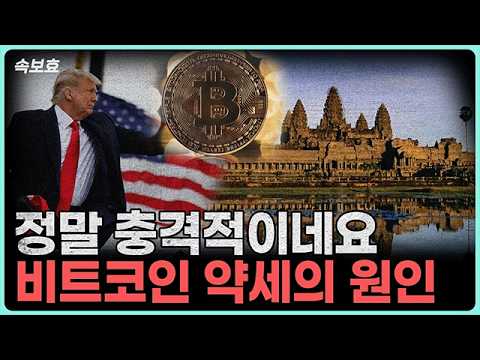 비트코인 하락의 배경: 캄보디아와 글로벌 금융 이슈