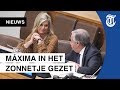 Máxima bedolven onder complimenten
