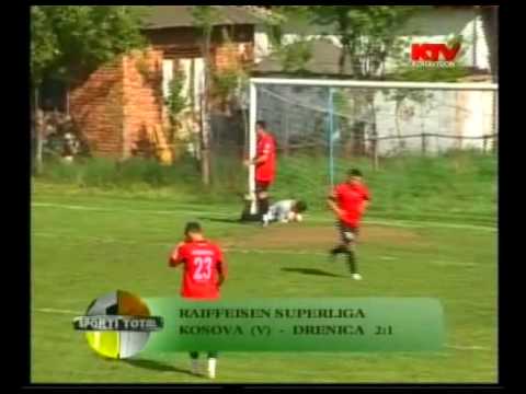 RAIFFEISEN SUPERLIGA E KOSOVES NE FUTBOLL 2009 2010 Java e 28-te Kosova (V) - Drenica 2-1.mpg