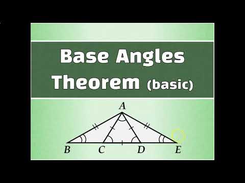 Base Angles Theorem (basic)