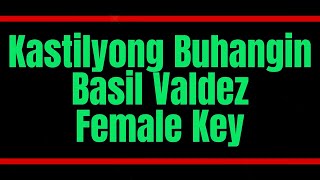 Kastilyong Buhangin by Basil Valdez Female Key Karaoke