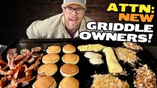 TIMED Big Griddle Breakfast on the Blackstone - Great Video for Beginners! Best Tips and Tricks!