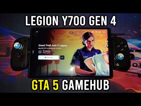 Legion Y700 Gen 4 GTA 5 Gamehub 8 Elite PC Game Emulation Testing