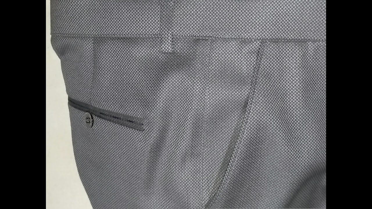 How to sew mens pant