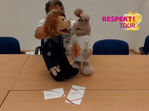 Respekttour: Zivilcourage kurz erklärt — Coura der Angsthase wird Muthase.