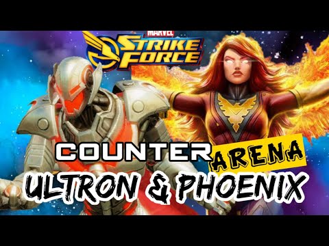 Counter Ultron and Phoenix in Arena - Marvel Strike Force -MSF